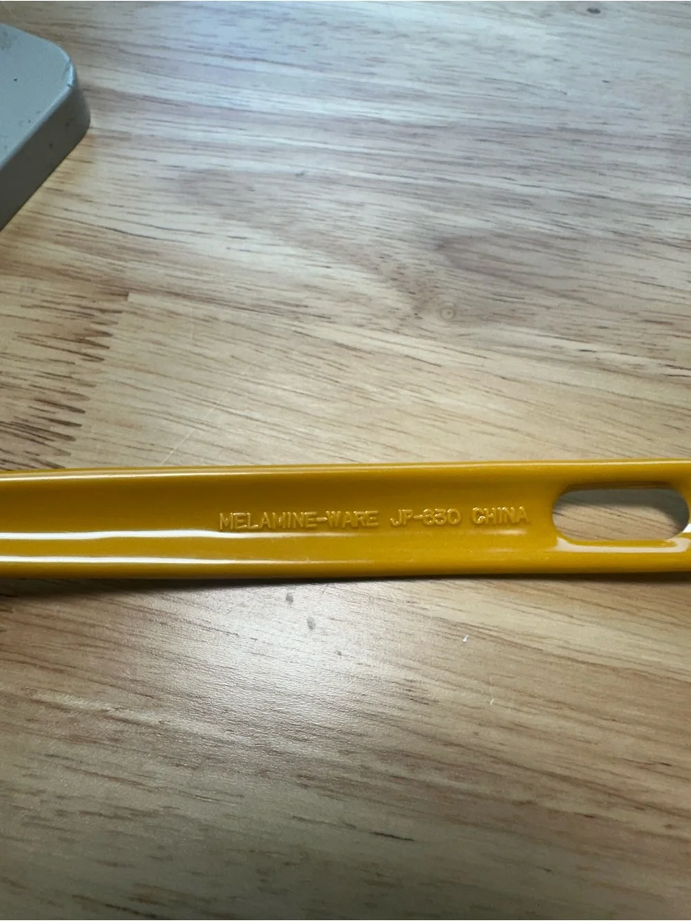 Vintage rare melamine ware Yellow Serving Ladle serving spoon retro